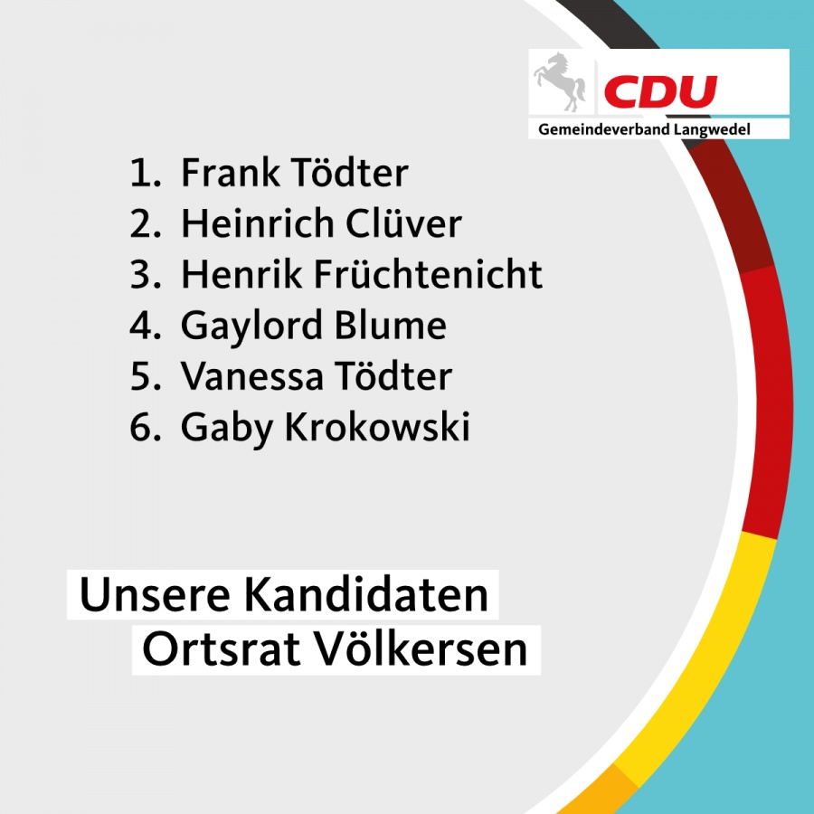 Kandidaten Ortsrat Völkersen