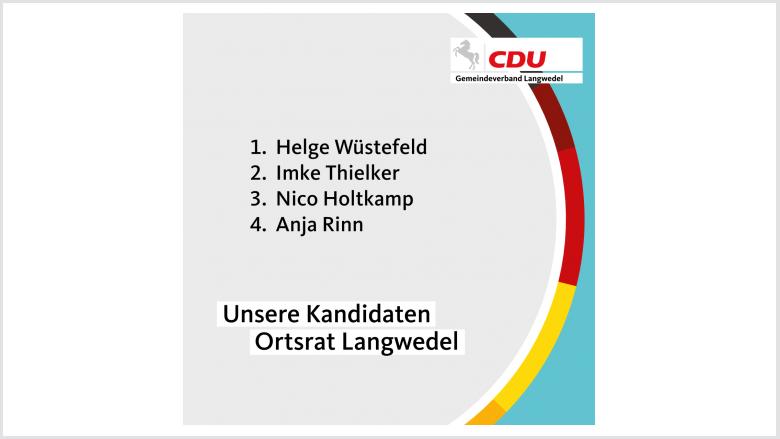 Kandidaten Ortsrat Langwedel